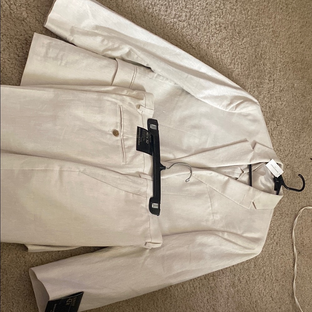 Banana Republic Cream Suit